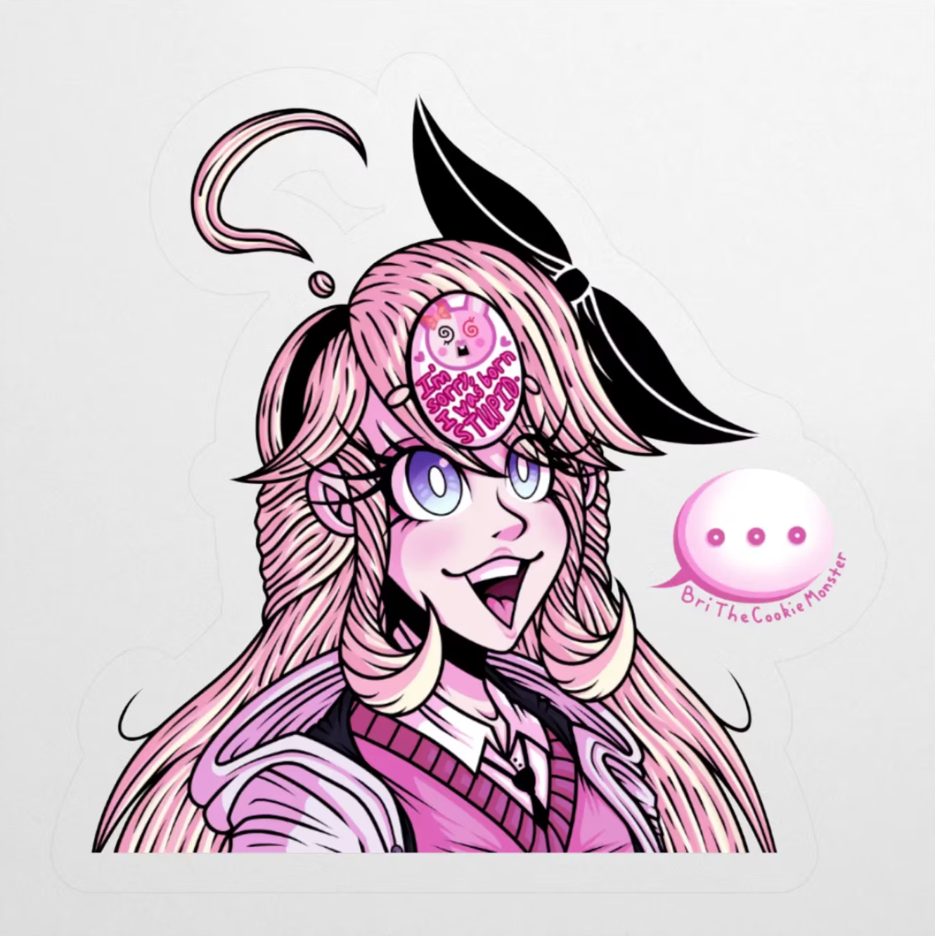 “Head Empty” Weeby Sticker