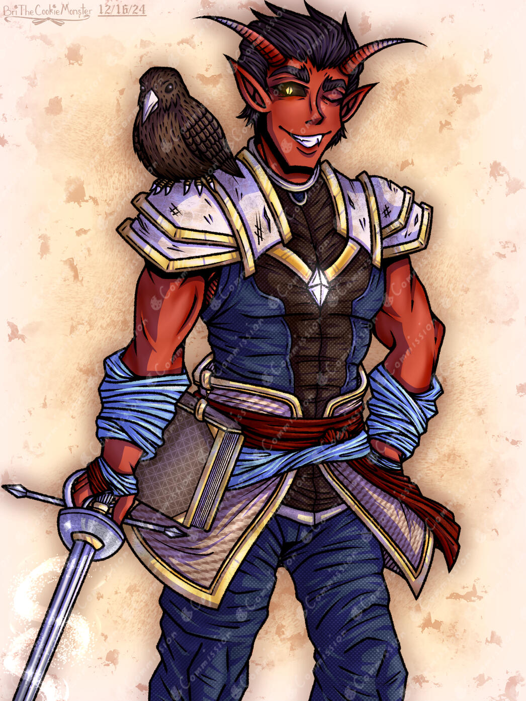 Wing's DnD OC [Commission]