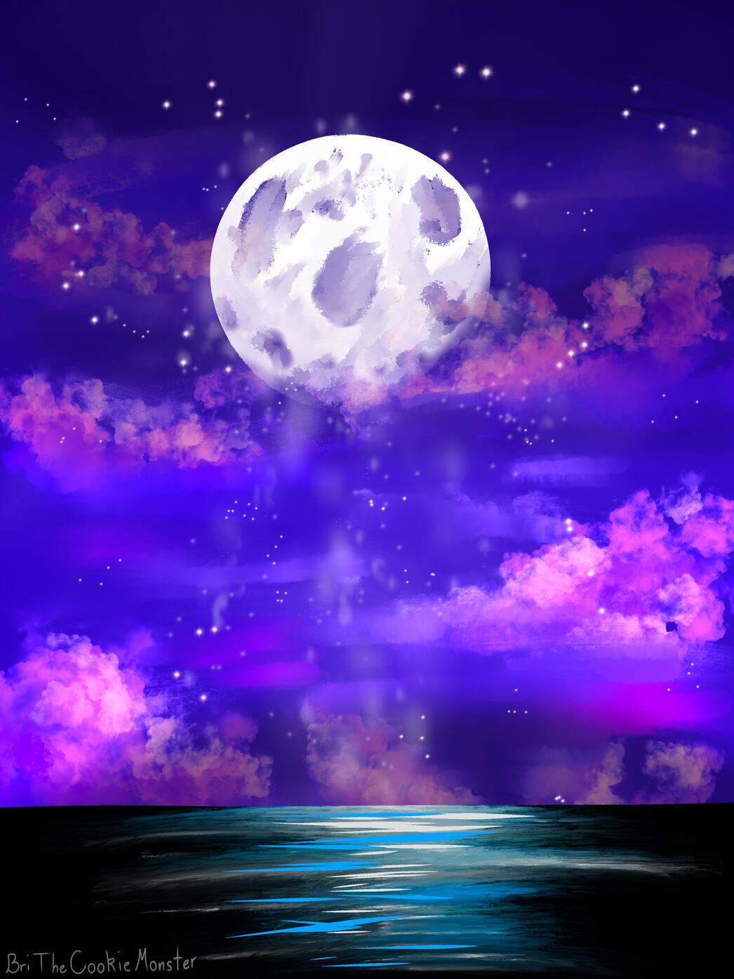 "What A Lovely Night..." [Digital Painting]