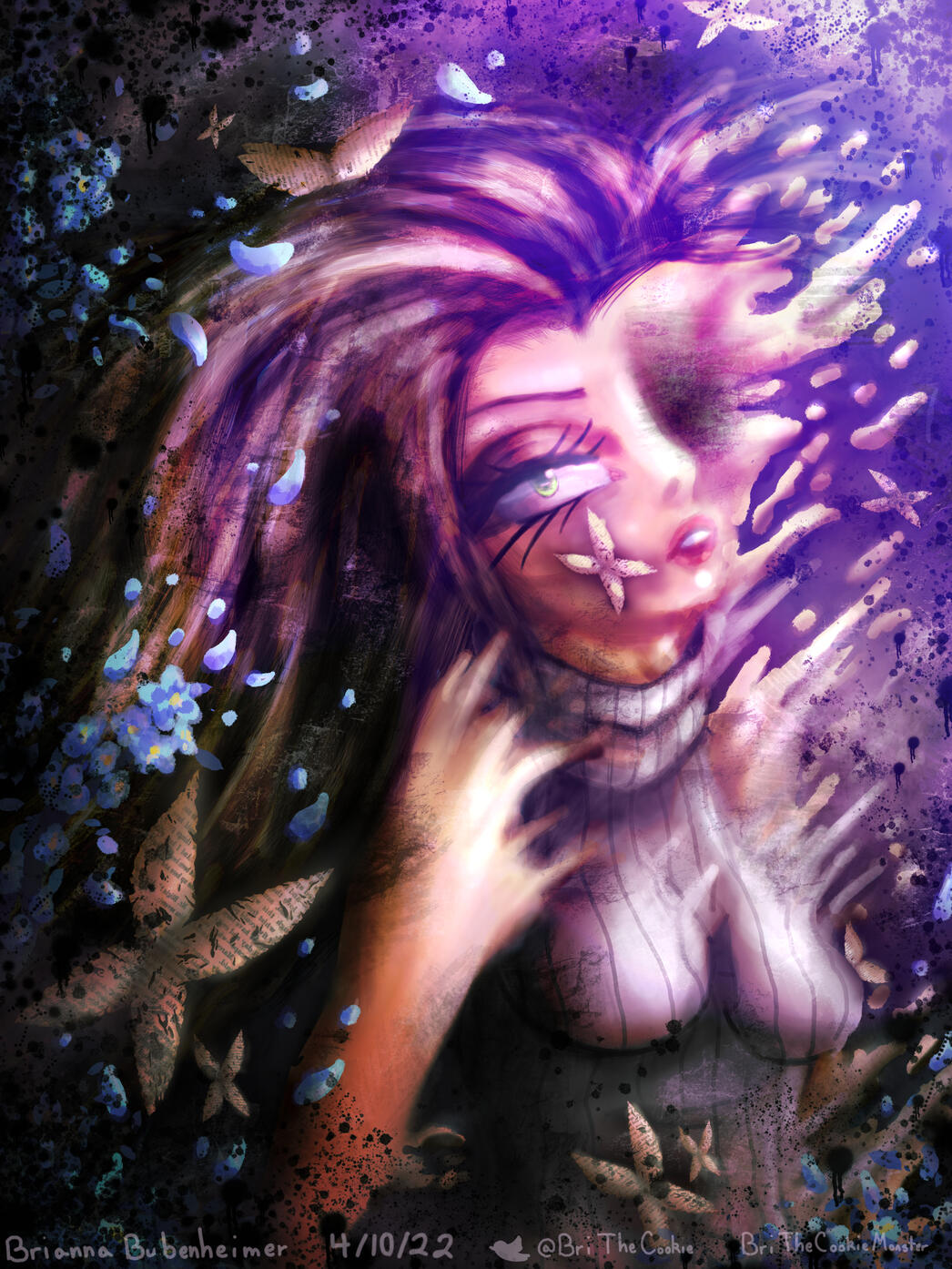 "The Girl Who Faded Away" [Digital Painting]